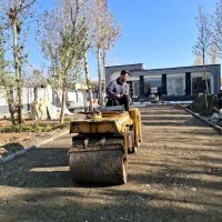 اجاره غلطک آهنی دوچرخ آسفالت مخصوص کوبیدن