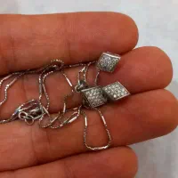 زنجیر نقره دخترانه