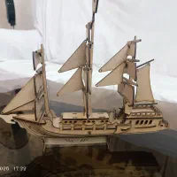 پازل چوبی تزیینی زیبا اماده