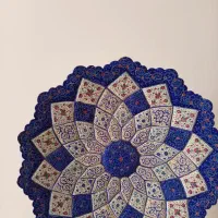 ظرف مینا کاری صنایع دستی