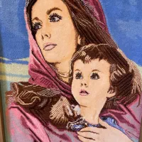 تابلو فرش دستباف عتیقه عمر بالای ۳۰سال