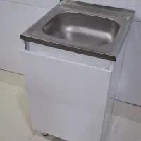 کابینت ظرفشویی زیر سینک مدرن 50 دستگیره مخفی آماده