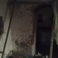 درب حیاط دو لخت قدیمی سنگین وزن ودرب ماشین