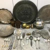 دیوارکوب مسی،نوربلین،شیرینی خوری ورشو،کاسه برنجی