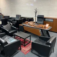 مبلمان اداری میز صندلی مدیریت مناسب نیم ست دفتری