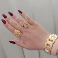 انگشتر گل انگشتر پروانه