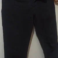 شلوار اسلیم فیت مشکی ساده