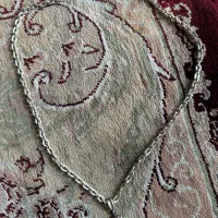 گردنبندنقره باپلاک با سه تا انگشتر عقیق وشجر