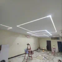 اجرای کناف تایل کمپارس  دیوار پارتیشن