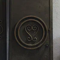درب آهنی دولنگه سنگین گیف عالی