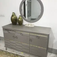 میز تلوزیون و ایینه کنسول