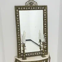 اینه و کنسول برنزی