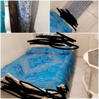 روتختی با پرده رومیزی ست خودش