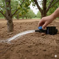 اجرای طرح‌های آبیاری قطره‌ای و هوشمند