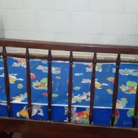 تخت کودک همراه با تشک طبی