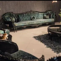 مبل سلطنتی ژورنالی/فوم سرد/چوب راش /لوکس