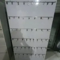 قفسه شاخکی MDF دو طرفه و قفسه ۴ طبقه