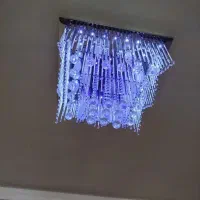 لوستر سقفی کنترلدار و رنگی