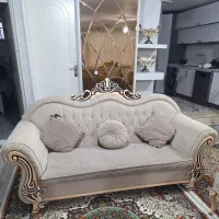 میل نیمه کلاسیک هشت نفره بدون جلو مبلی قیمت فقط 20