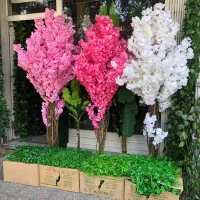 درختچه،بوته مصنوعی وارداتی،شکوفه رنگی،آویز،ریسه