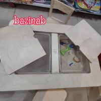 میز شن/آب/مونته سوری چوبی کودک/تجهیزخانه بازی/مهد|اسباب‌‌بازی|تهران, نعمت‌آباد|دیوار