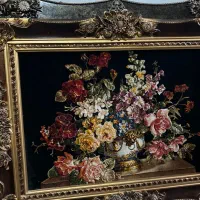 تابلو فرش طرح گل