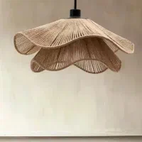 لوستر مکرومه با طرح و رنگ دلخواه