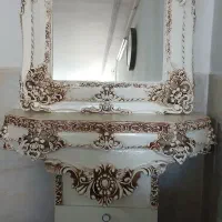سرویس اینه و کنسول منبت کاری شده سلطنتی بسیار شیک