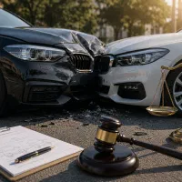 تصادف رانندگی فراتر از خسارت خودرو