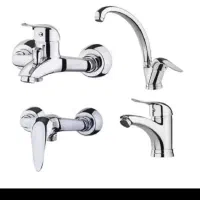 ست شیرآلات پروژه ای استاندار ۱۰رقمی به همراه شلنگ