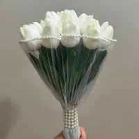دسته گل عروس نو و تمیز