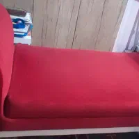 مبل شزلون پایه چوب