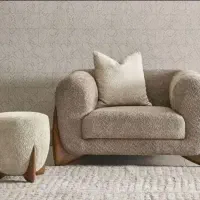 مبل راحتی تدی پاندا پارچه حوله ای مینیمال چستر