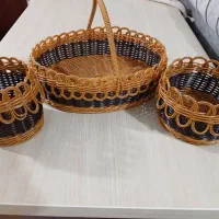 انواع سبد مفتولی دست ساز موجوده