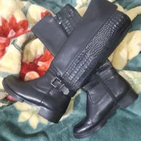 بوت بلند زنانه  چرم اصل  سایز 38