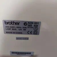 چرخ خیاطی برادر دوبار استفاده شده کاملا سالم