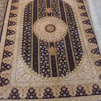 قالیچه ابریشم دست بافت گونه ۱۶۰۰شانه واقعی