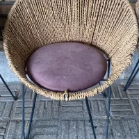 میز و صندلی حصیری