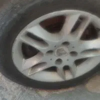 ۴عدد رینگ پنج پر فولادی پژویی