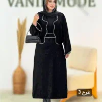 کت سارافون مخمل همراه با کمربند عیدانه