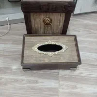 جا دستمالی و سطل کلاسیک