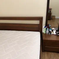 تخت چوب دو نفره ۱۶۰ (فروش فوری)