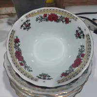 کاسه گلدار کمیاب قطر 15سانت