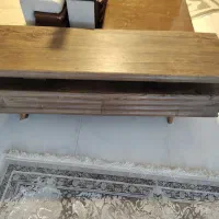 زیرتلویزیون چوبی