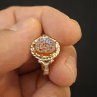 انگشتر عقیق رکاب نقره