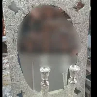 آینه شمعدان مسی