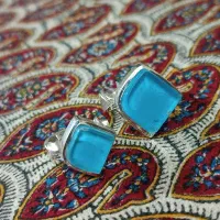ست انگشتر در و فیروزه