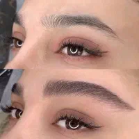 فیبروز ابرو ، میکرو بلیدینگ ابرو طبیعی ترین