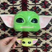لیوان و جا شمعی بیبی یودا baby yoda