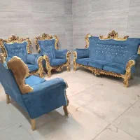 مبل کلاسیک آبی